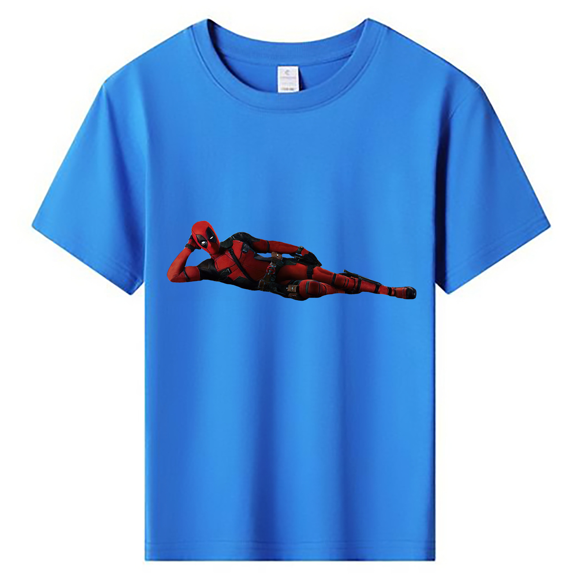 （画像用） Deadpool デッドプール 綿100％キッズTシャツ（フロントプリント）